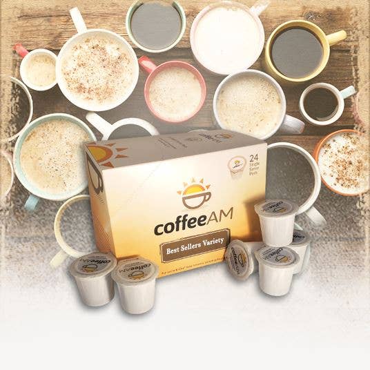 Variety Single-Serve 24 Pack - Best Sellers for wholesale by CoffeeAM