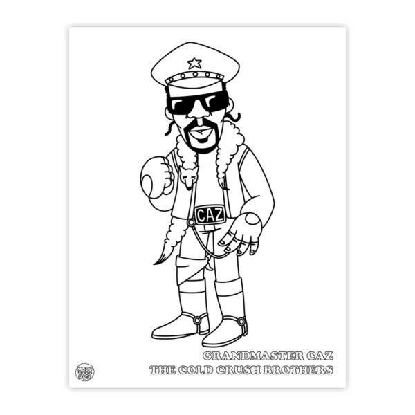 SCB - Wholesale Coloring Book - Adult - Hip Hop Coloring Book