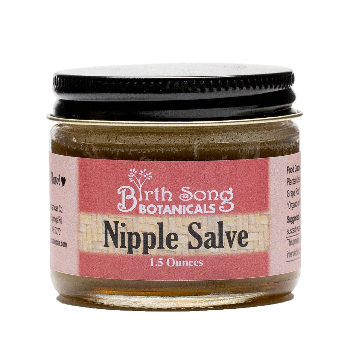 Birth Song Botanicals Co. - Wholesale Tepelcrème - Zwangerschap - Kruidenzalf voor tepelpijn bij borstvoeding en kolven