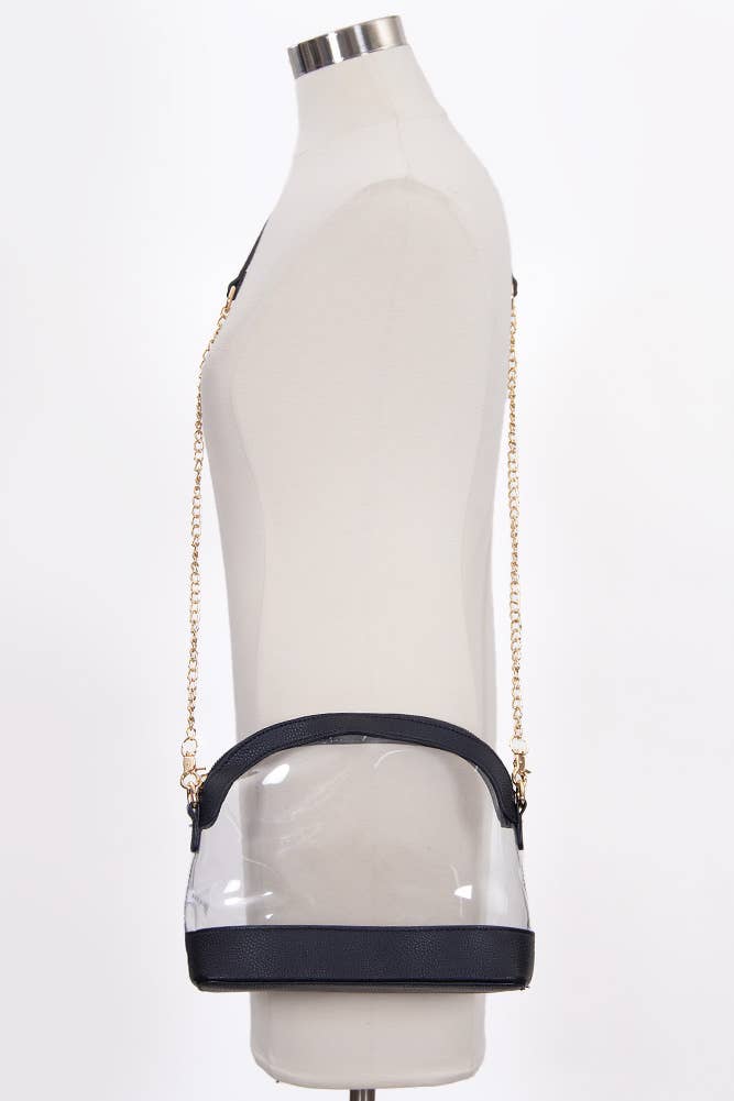 Hana – bolsa tiracolo - Mulher por atacado – Bolsa transparente para estádio e shows13