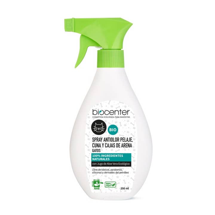 Biocenter - Wholesale Pet Spray - Cat/Dog - ANTI-ODOR SPRAY CRIBS-BOXES SAND-FUR CATS BIO VEGAN