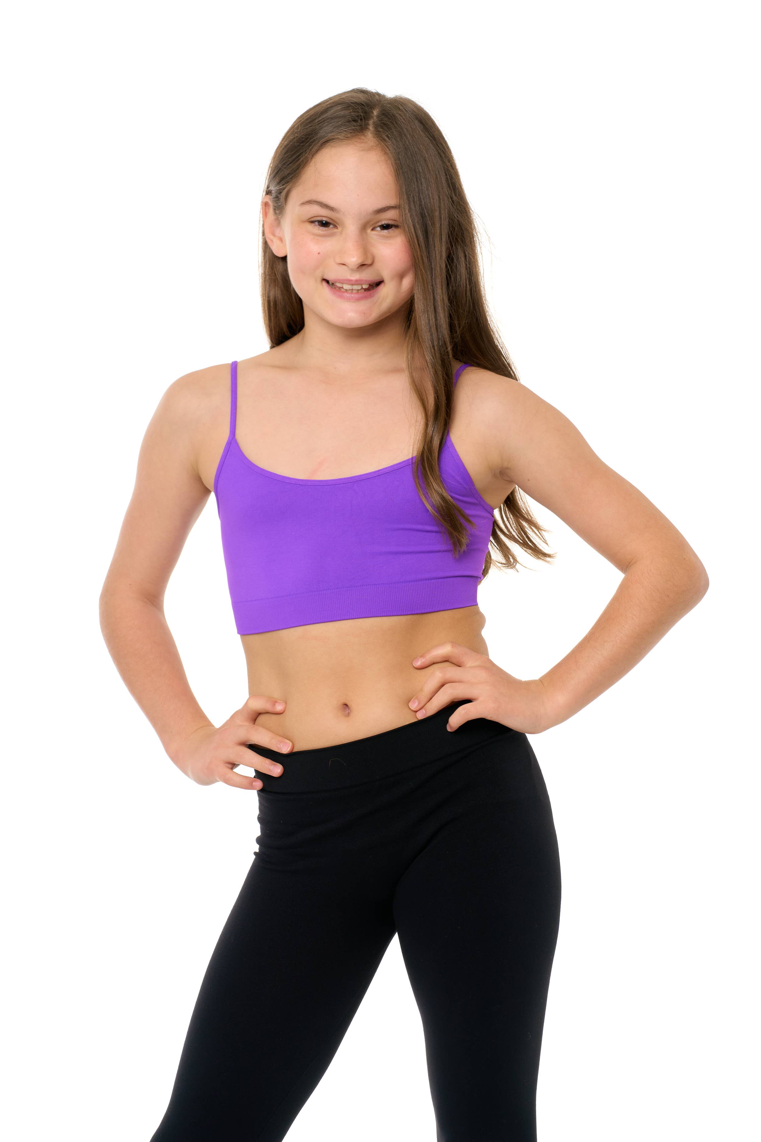 Malibu Sugar - Vente Débardeur – enfant - Bandeau Cami Sans Couture Filles Taille Unique - Tant de Couleurs !30