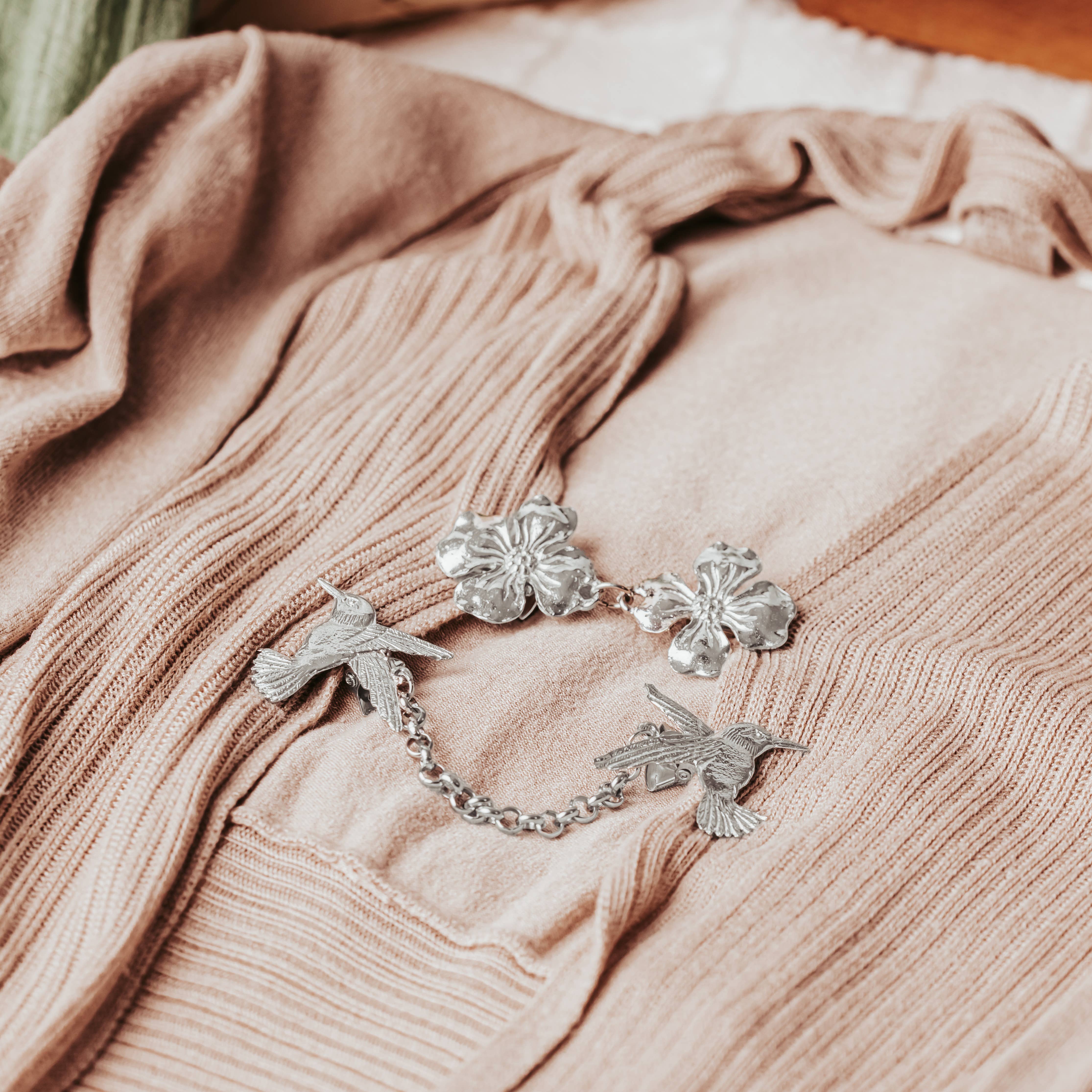 House of Morgan Pewter - Wholesale Brooch - Custon Sweater Clip - Shawl Clasp - Select your Design0