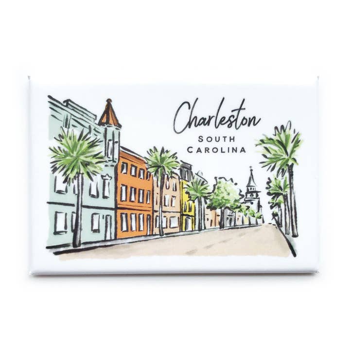 Texture Design Co - Wholesale Magnet - The Charleston Magnet - Sherbet Streets Collection0