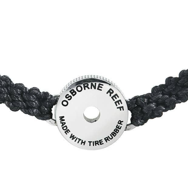 4ocean – Großhandel Gewebtes/geflochtenes Armband – 4ocean Osborne Reef Armband, Schwarz, 6er-Pack