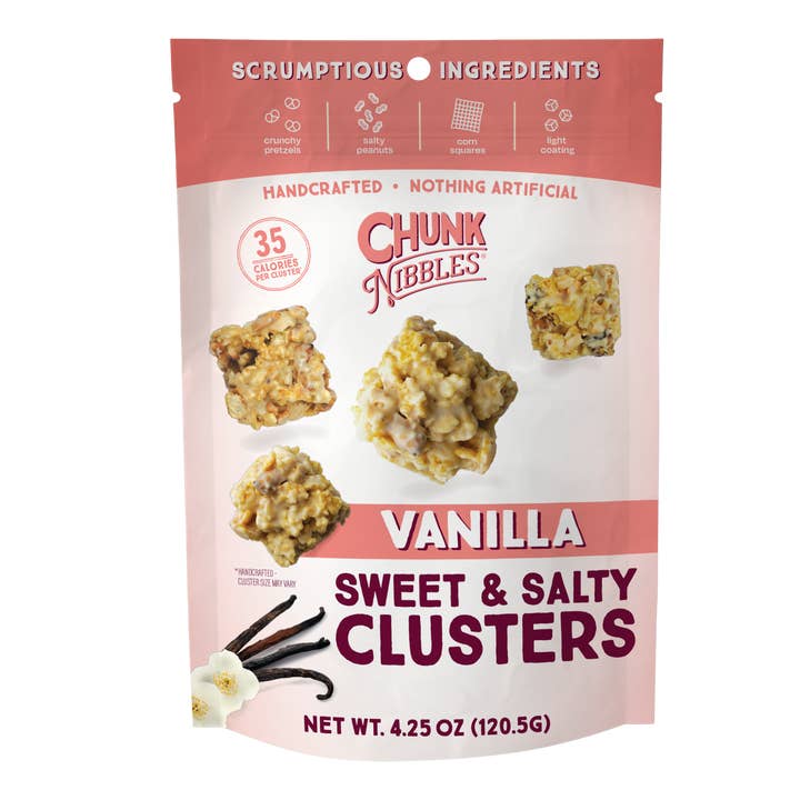 Morceaux de vanille (original) sachet de 120,5g pour la vente par Chunk Nibbles