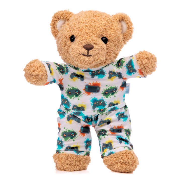 Zippy the Bear + Zippy Pajamas (Gamers Galaxy) for wholesale by Zip N' Bear