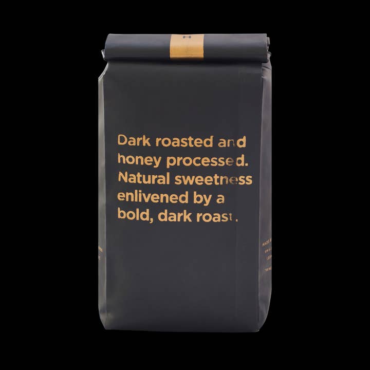 Twin Engine Coffee - Wholesale Ground Coffee - Honey Bear Black / GRD Organic Fair Trade Specialty Coffee2