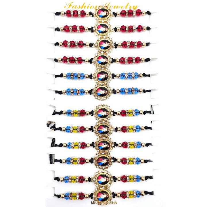 Diacly - Wholesale Prayer Beads Bracelet - Jesus String Knot Religious Bracelet