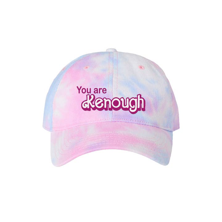 Calm Down Caren - Wholesale Baseball Cap - Unisex - You are Kenough - Tie Dye Dad Hat - Ken and Barbie