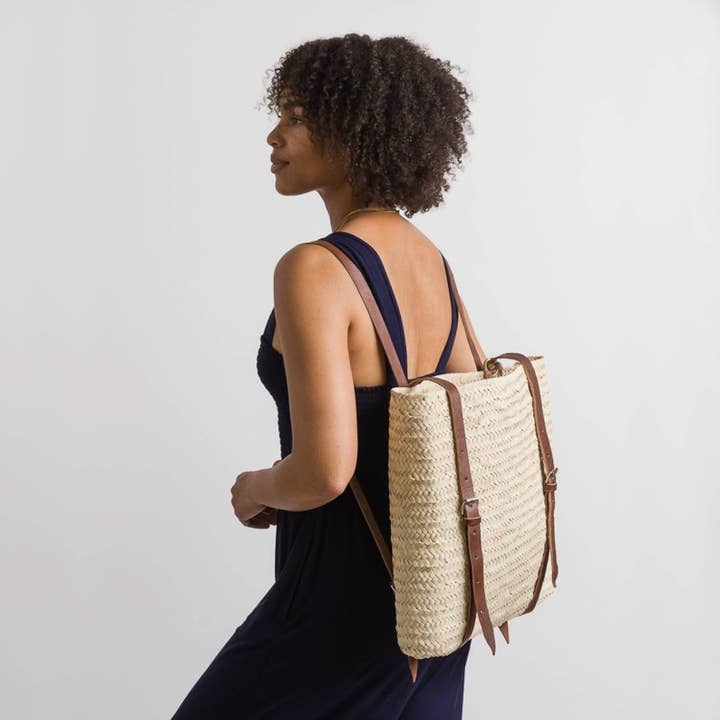 wowheritage - Vente Sac à dos – femme - Sac à dos en paille1