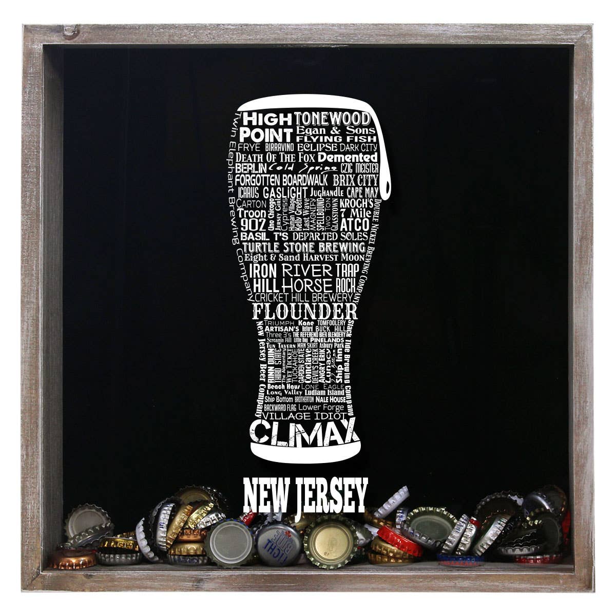 Torched Products – Großhandel 3D-Wandkunst – Cap Collector-Beer Typografie Shadow Box — Farmhouse Antique26