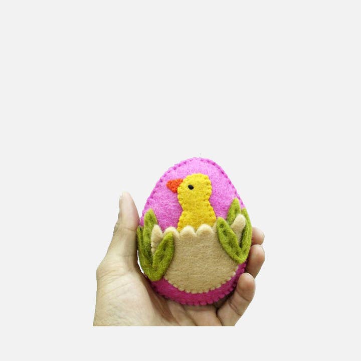 Woollyfelt - Wholesale Decorative tabletop object - Felt Easter Eggs- Eco-Friendly Holiday Decor, 2
