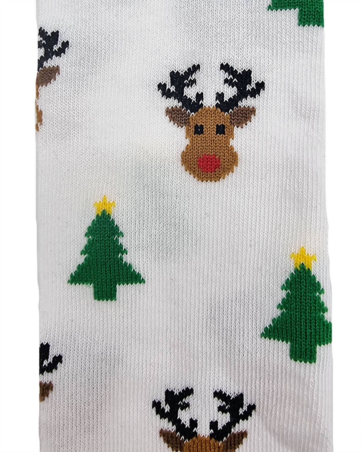 Snazzy Santa - Wholesale Tights - Kids - Christmas tights for kids "White with Rudolph"2