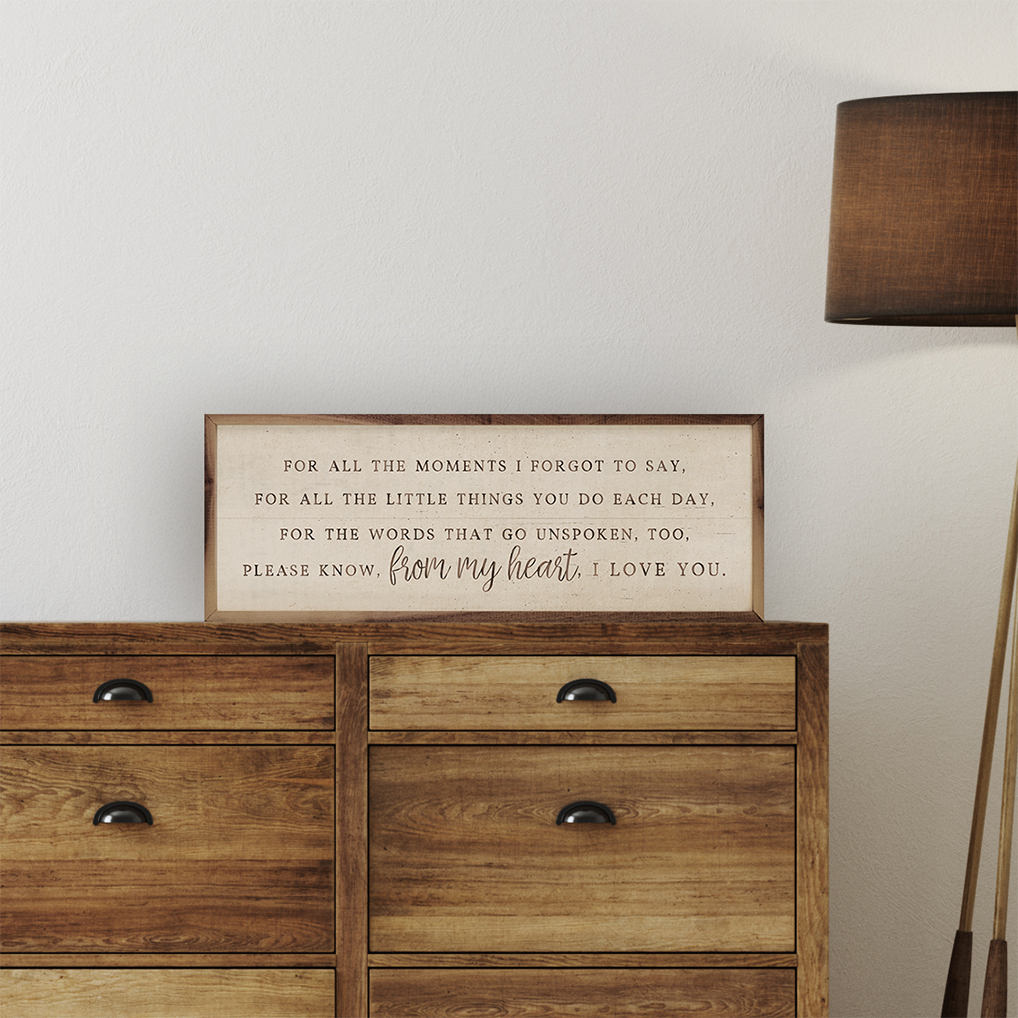 Kendrick Home - Wholesale Wood Wall Art - From My Heart White1