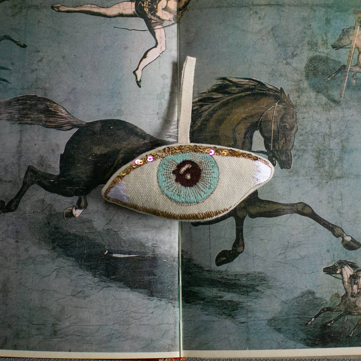 Skippy Cotton - Wholesale Ornament - Evil Eye, Cotton & Lavender stuffed Ornament, Token1