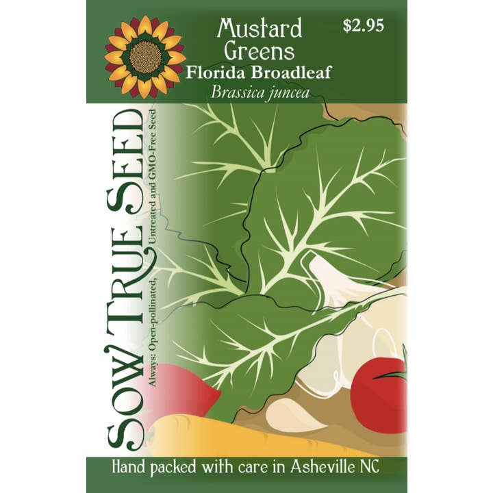 Sow True Seed - Wholesale Plant Seeds - Mustard Greens Seeds - Florida Broadleaf