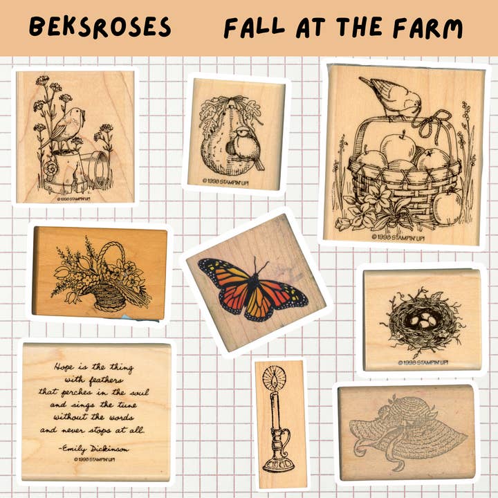 Hoja de Pegatinas de Otoño en la Granja para venta al por mayor de BeksRoses LLC