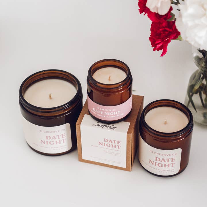 Jo Creative Co - Wholesale Jar/Filled Candle - Date Night Candle2