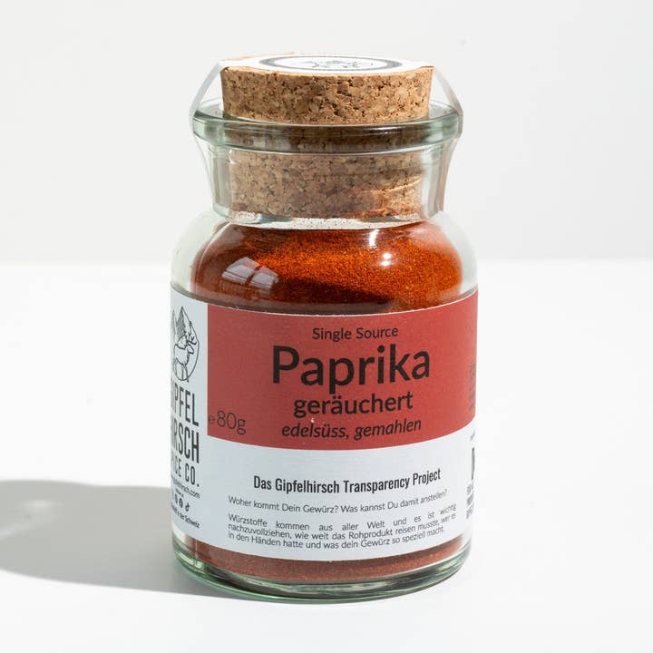 Paprika, sucré fumé pour la vente par Gipfelhirsch