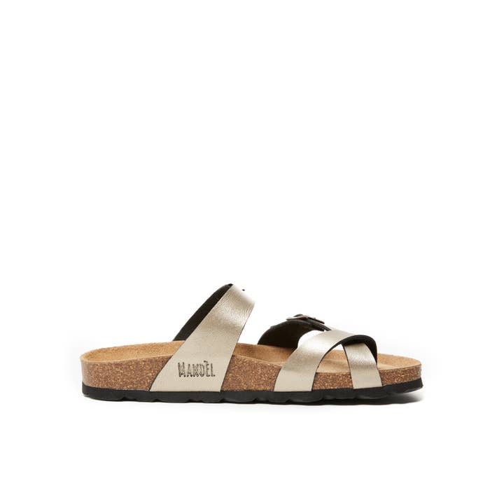 Mandél - Wholesale Flip Flops - Women's - DARIA gold thong sandal - Art.MD4040