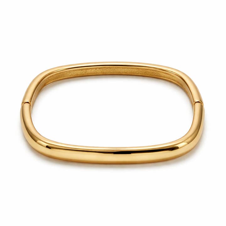 Gold Statement Bangle for wholesale by Admiral Row Jewelry
