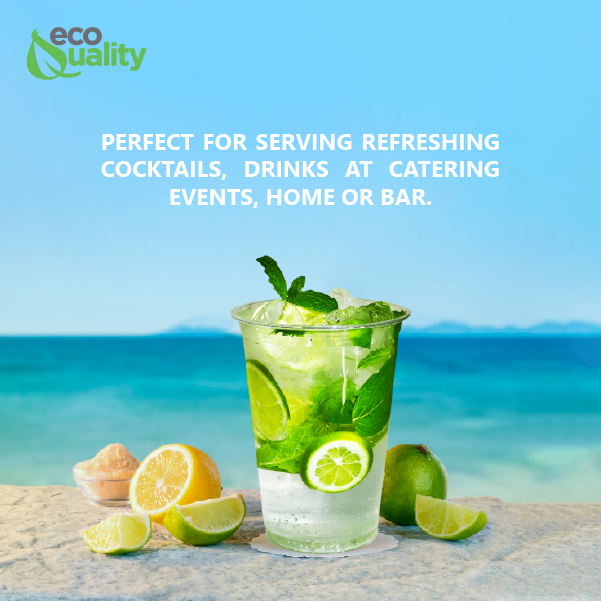 EcoQuality - Venta al por mayor Taza desechable - Vasos desechables de plástico transparente para batidos de 10 oz para mascotas6