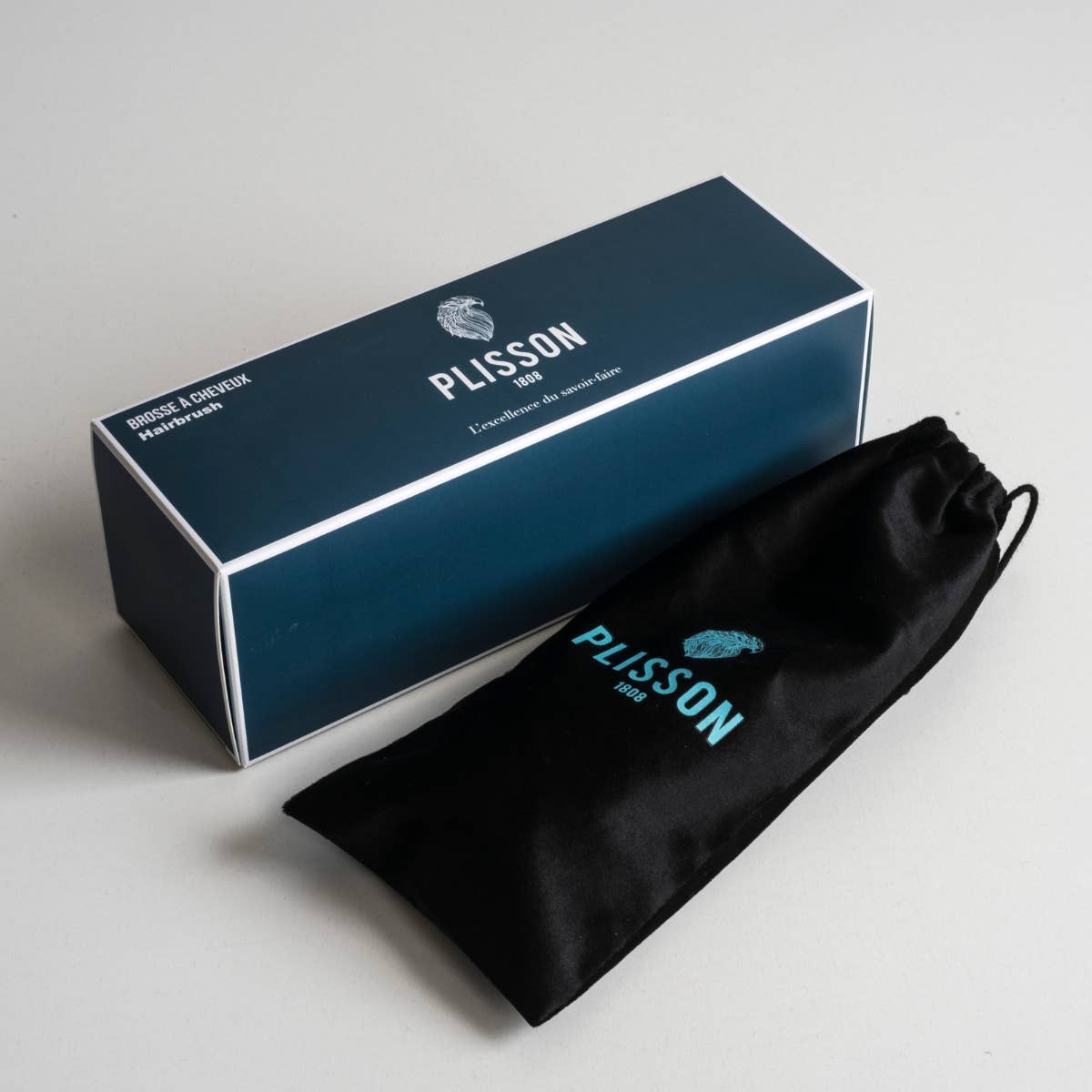 Plisson 1808 - Vente Peigne/brosse à cheveux - Brosse à cheveux Brushing Taille 14 - 100% Sanglier2