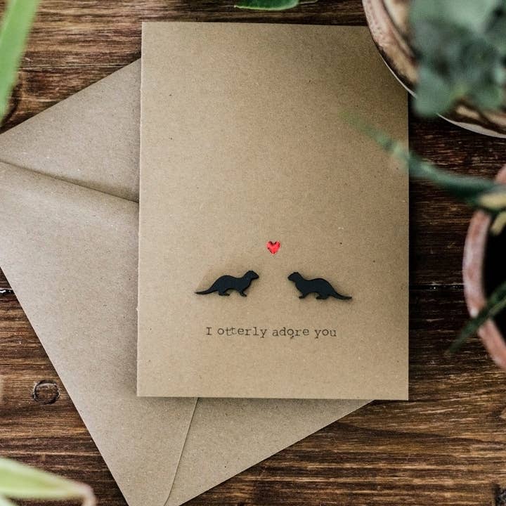 Jeg elsker dig/søde oddere/luksuskort for engroshandel hos Drop Scone Designs