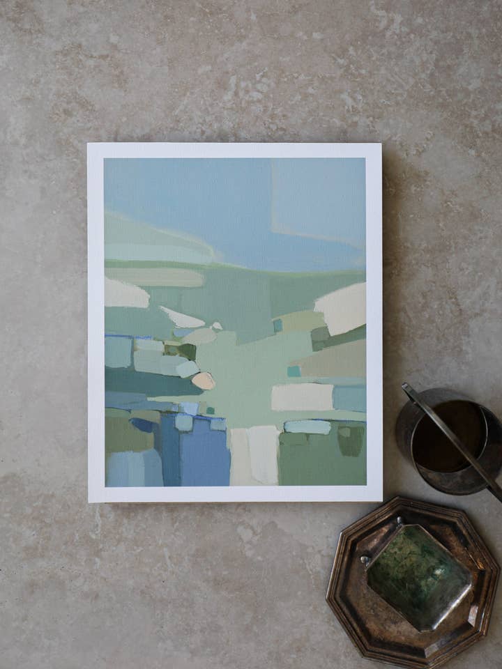 Spring Abstraction | Print on Canvas for wholesale by Sarah Madeira Day