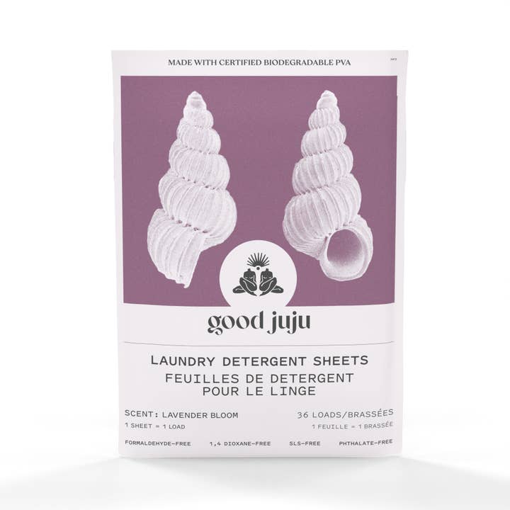 Good Juju Body & Home - Wholesale Laundry Detergent Powder/Pods - Laundry Detergent Sheets in Lavender Bloom