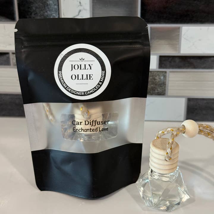 Enchanted Love Car Diffuser for wholesale by Jolly Ollie Candle Co