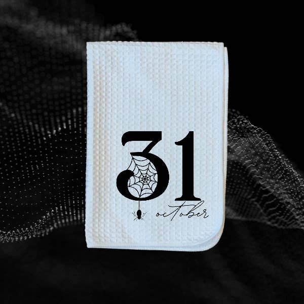 The Adorned Willows Marketplace LLC - Wholesale Tea towel - October 31 Towel1