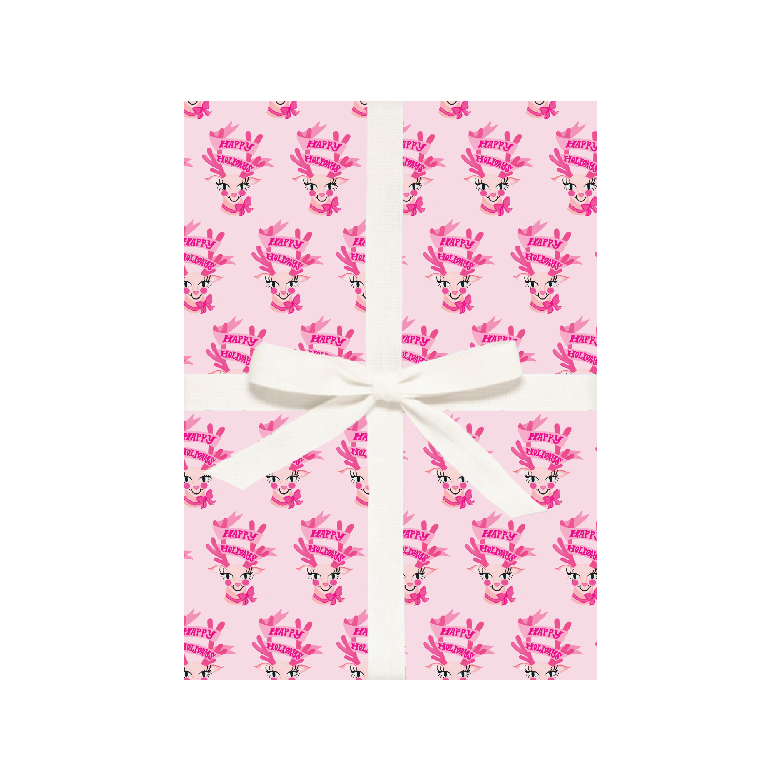 Wholesale Baby Icons Pink Wrapping Paper for your store - Faire