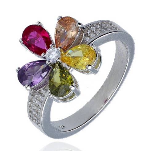 Rosett Sterling Silverring för wholesale av Las Joyas de Amanda