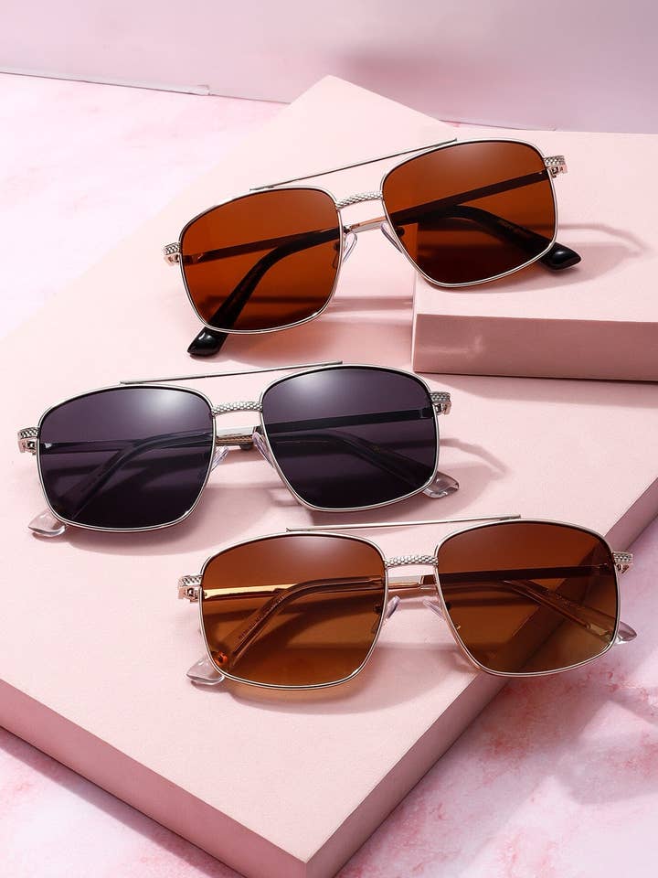 West Palm Metal Frame Aviator Sunglasses for wholesale by Mure and Grand