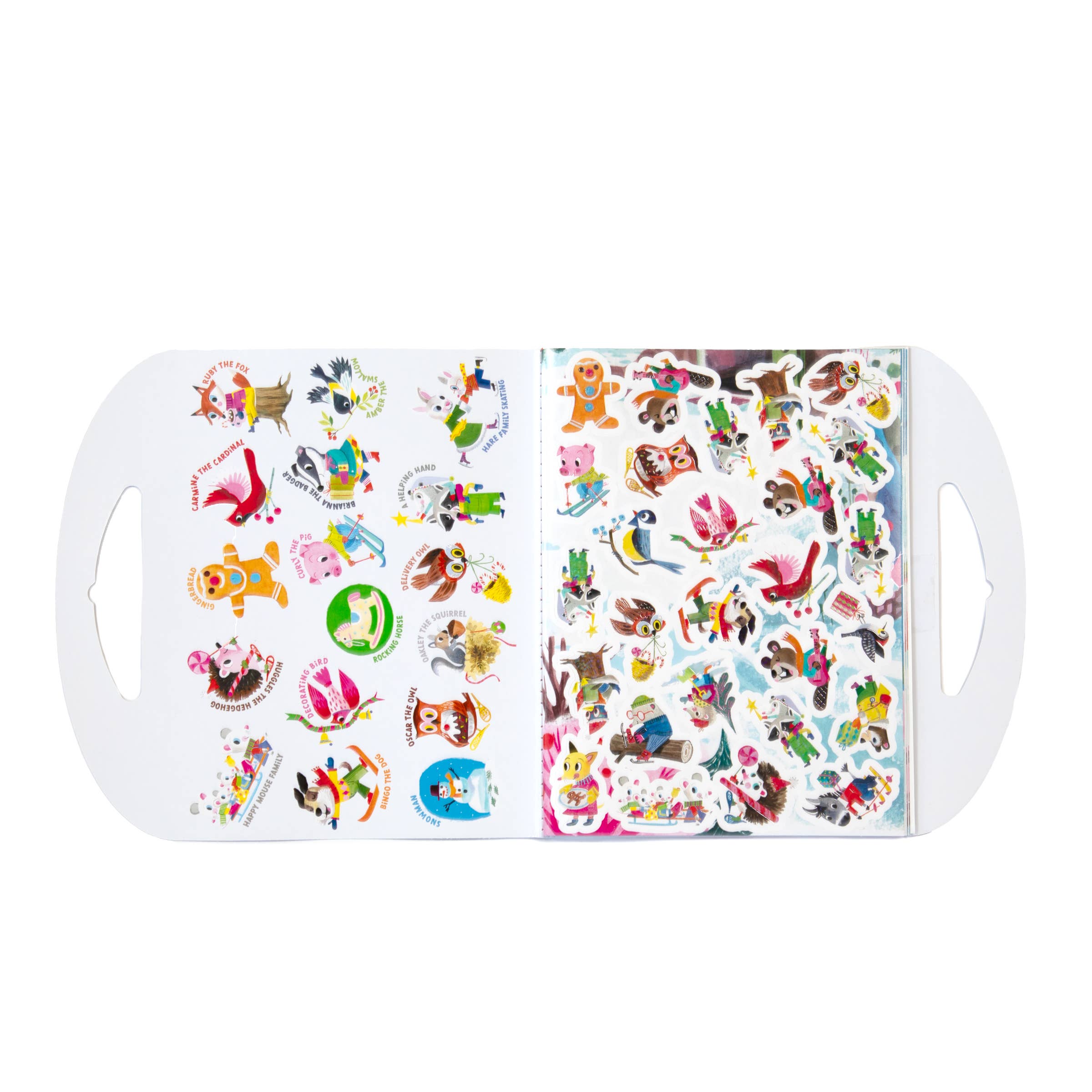 eeBoo - Wholesale Sticker - Kids & Baby - Holiday in the Woods Shiny Stickers *HOLIDAY*2