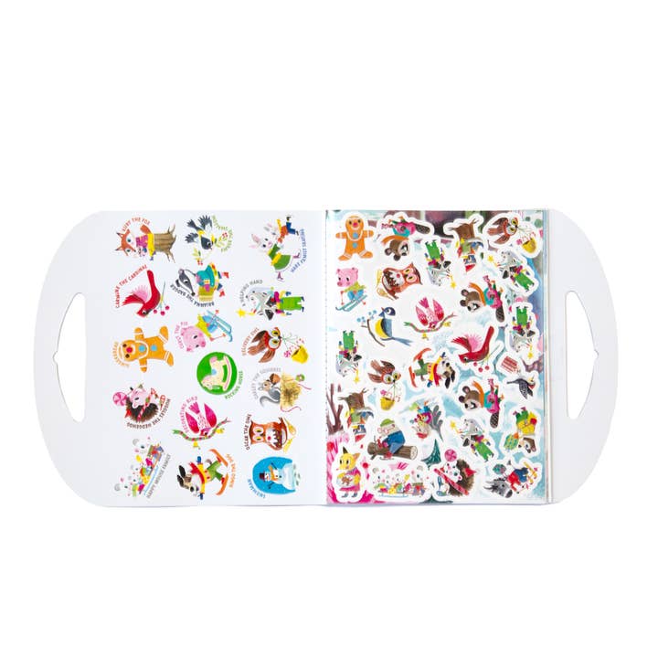 eeBoo - Wholesale Sticker - Kids & Baby - Holiday in the Woods Shiny Stickers *HOLIDAY*2