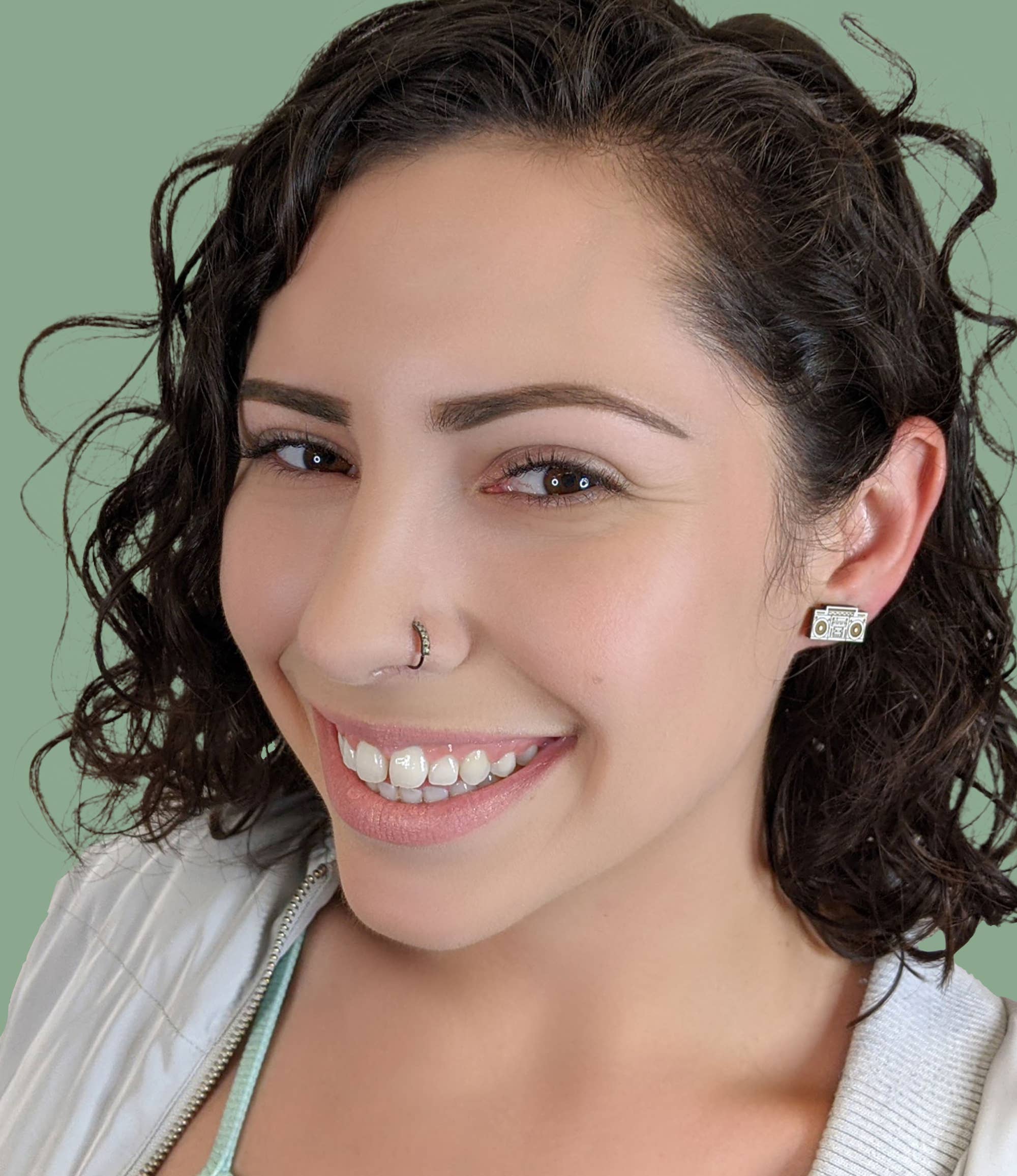 Unpossible Cuts - Wholesale Dangle Earrings - Boombox and Tape Earrings1