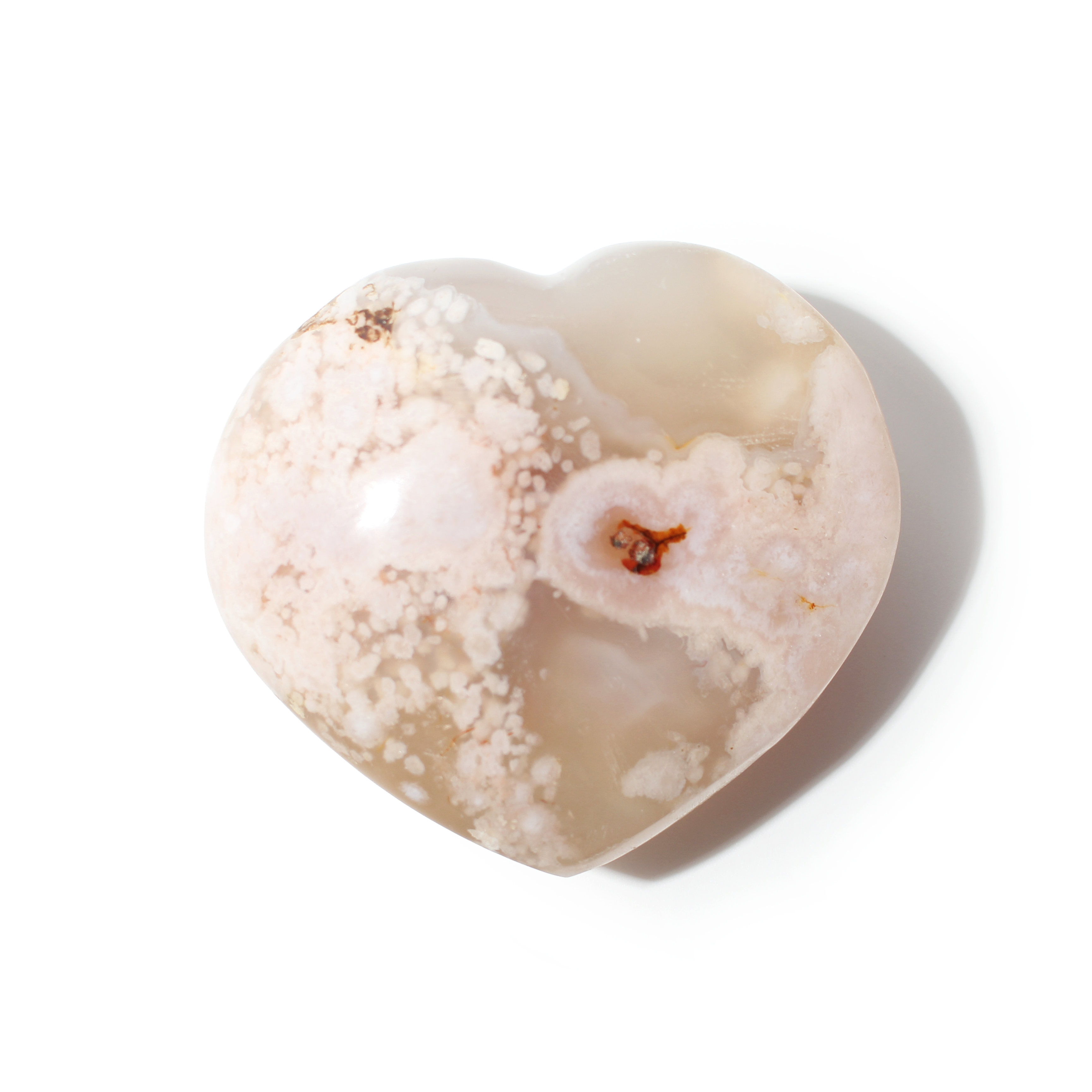 Stonebridge Imports - Wholesale Spiritual Stone/Crystal - Flower Agate Heart8