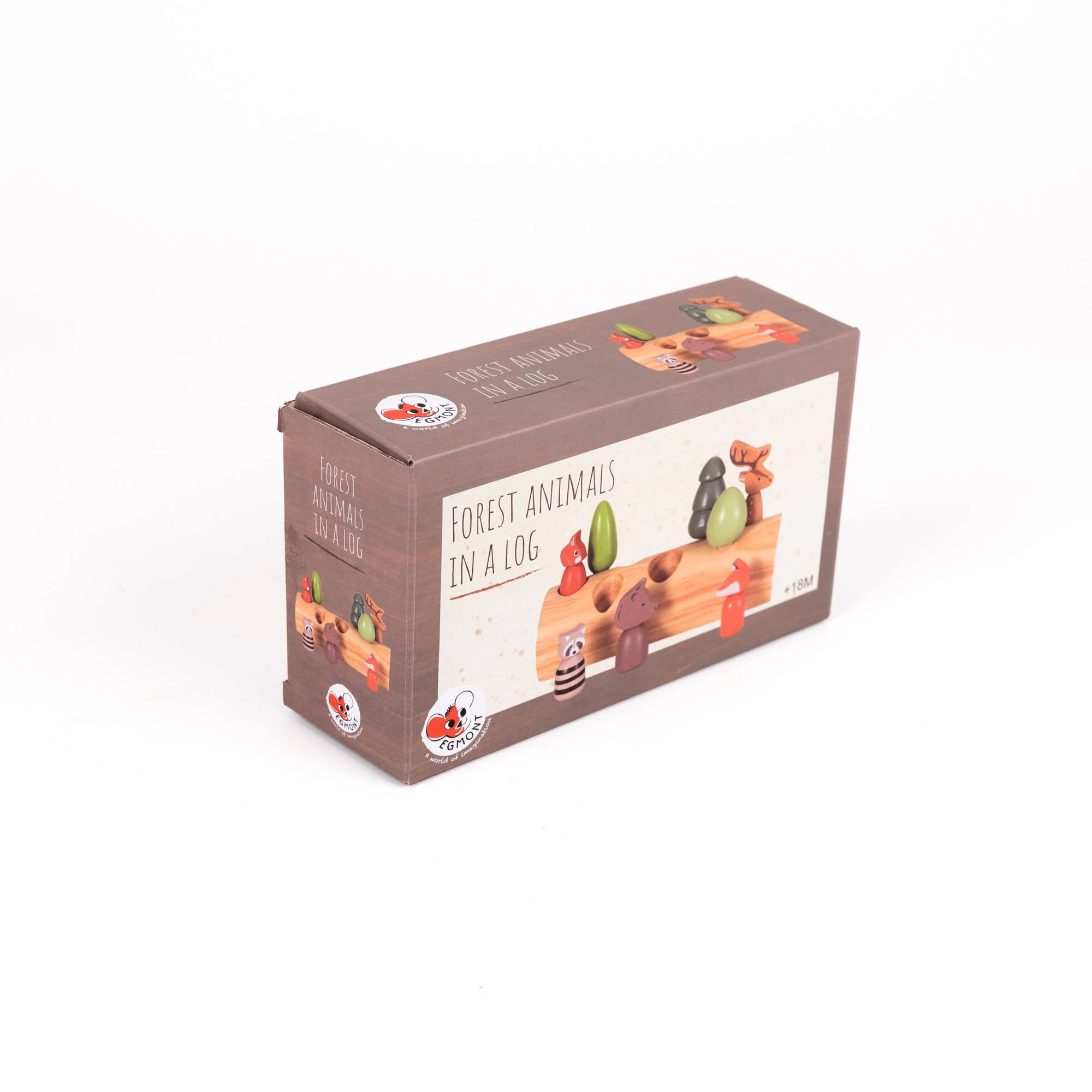 Egmont - Wholesale Wood Toy - Kids - Forest Animals In A Log14