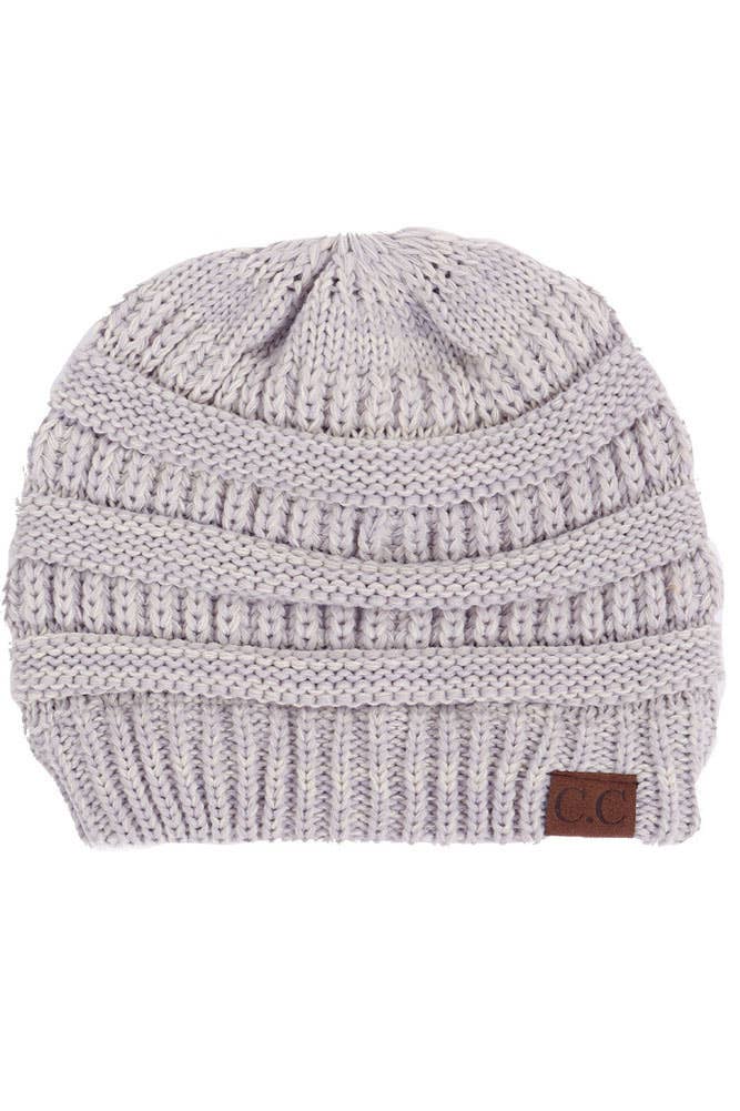 Hana - Wholesale Beanie - Women's - C.C Two Tone Color Knit Beanie21