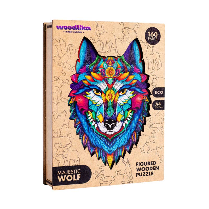 Woodlika - Wholesale Puzzle - Kids - Majestic Wolf Jigsaw Puzzle | Magic Animals4