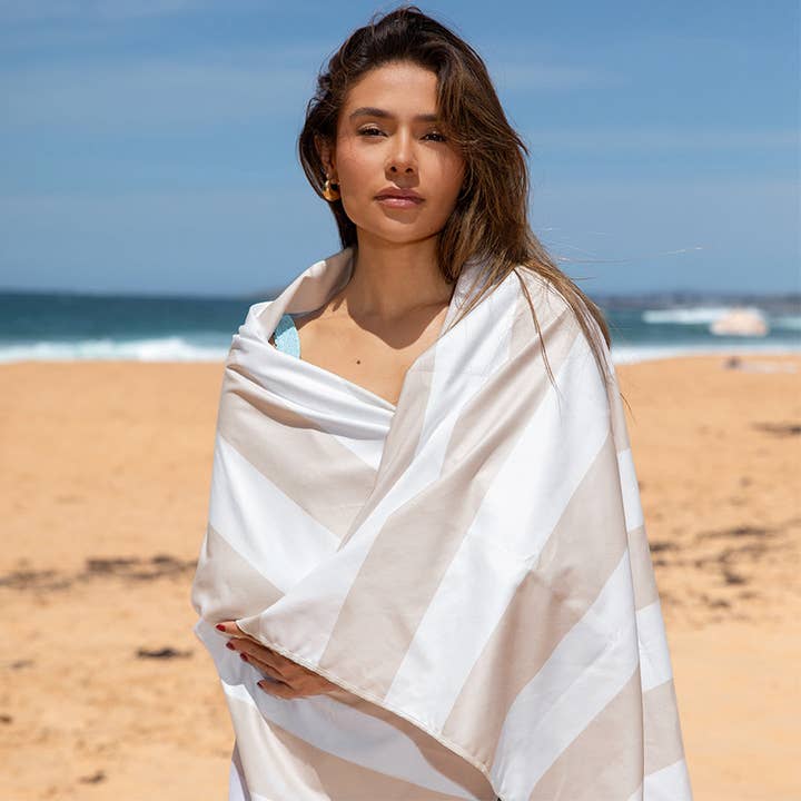 LESIMO - Wholesale Beach towel - Sand Free Beach Towel - Coogee Sand1