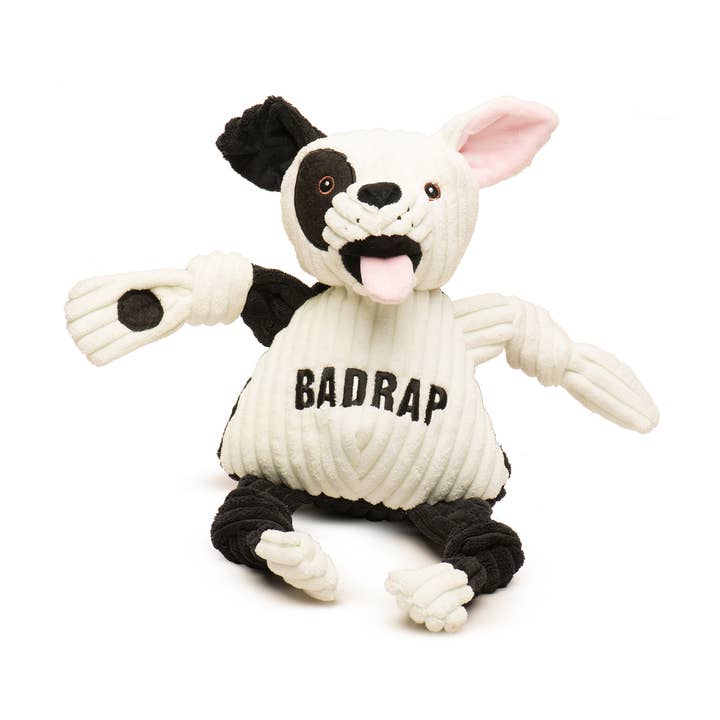 Bad Rap, Jonny Justice Knottie® Plush Dog Toy for wholesale by HuggleGroup