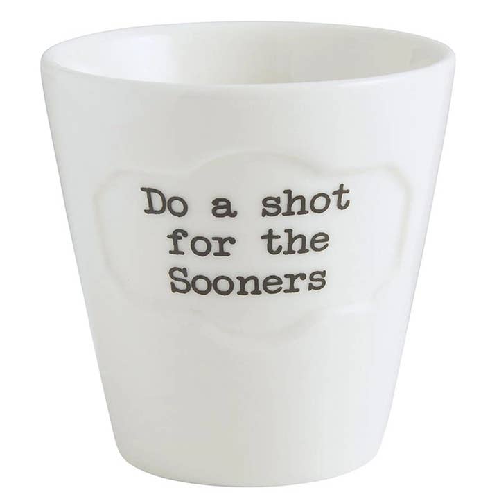 Sooners Shot Glass - Set of 12 for wholesale by 47th & Main (Creative Brands)