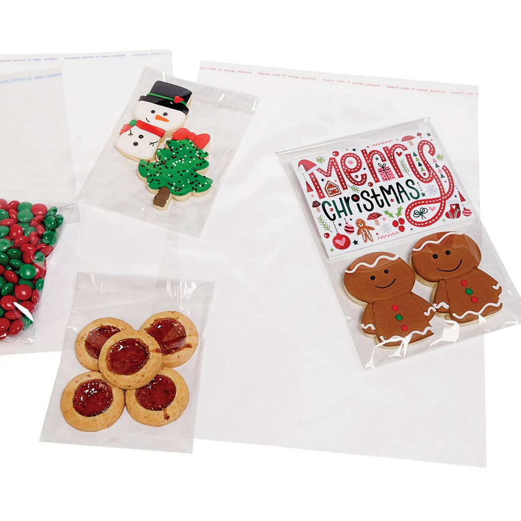 Tape Resealable Clear Cello Bag for wholesale on Faire8