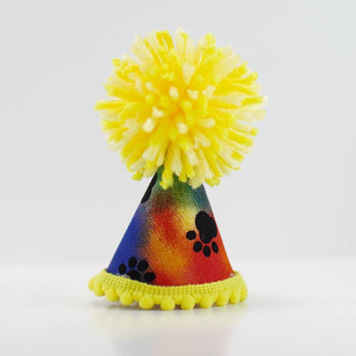 Pup Party Hats - Wholesale Party Hat/Crown - Watercolor Paws Party Hat