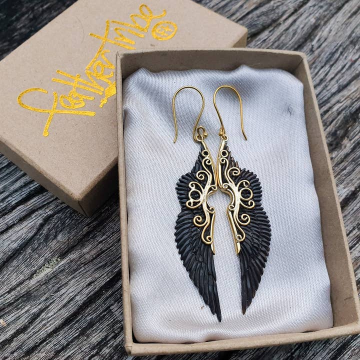 Feather Tribe - Wholesale Dangle Earrings - Athena Earrings3