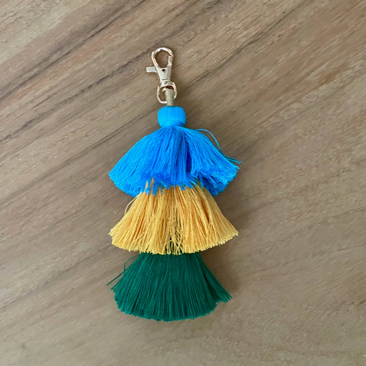Palmy Pineapple - Wholesale Keychain - Women's - 3 Tiered Large Ombre Tassel with Clasp30